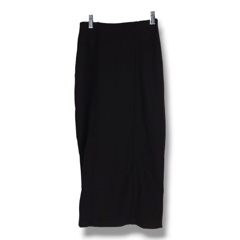 NWT B.O.G. Band of the‎ Free Renee Bodycon Ribbed Pencil Skirt Sz. XS [2] Black